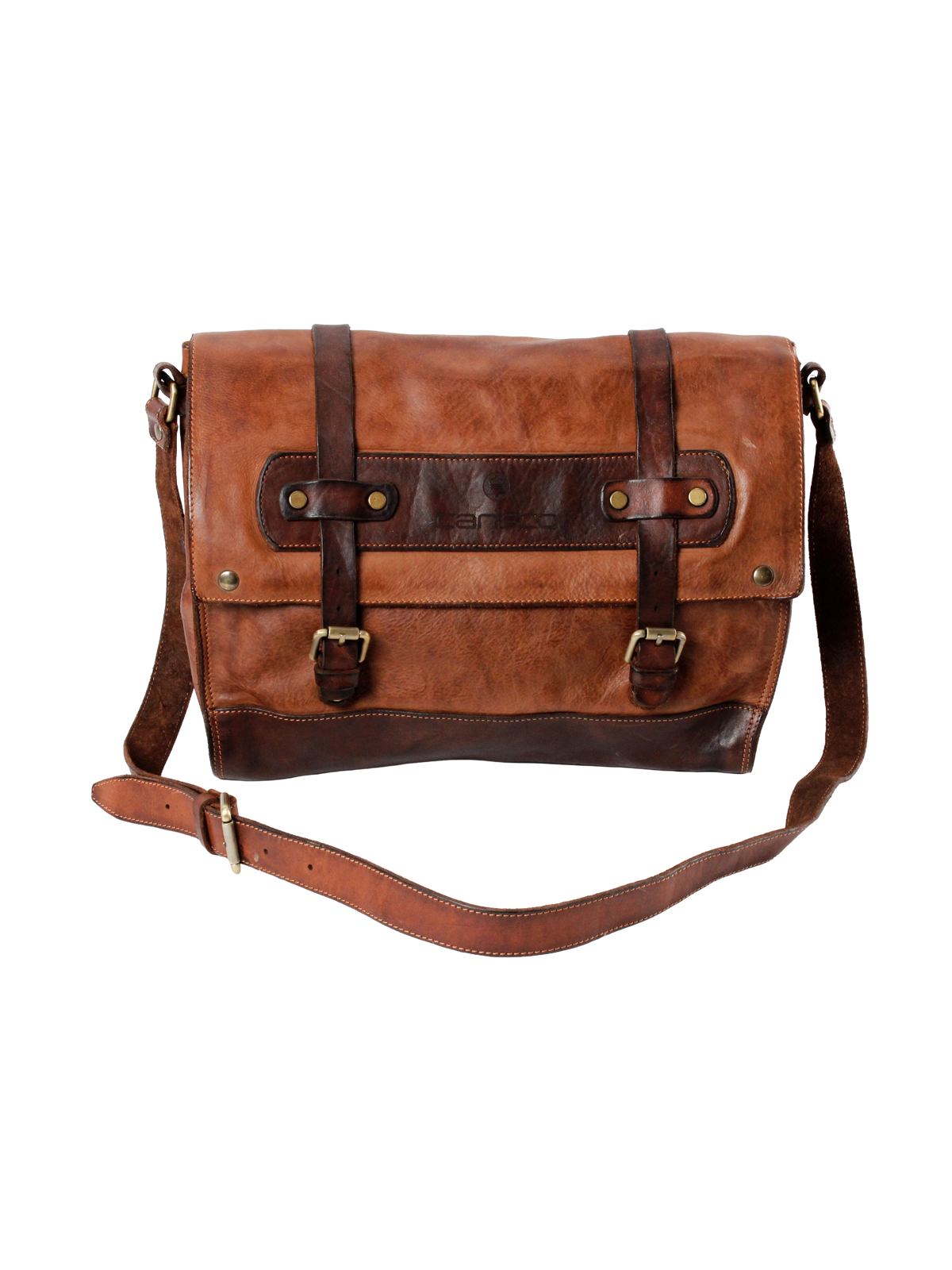 Braune Business Tasche im Vintage-Stil