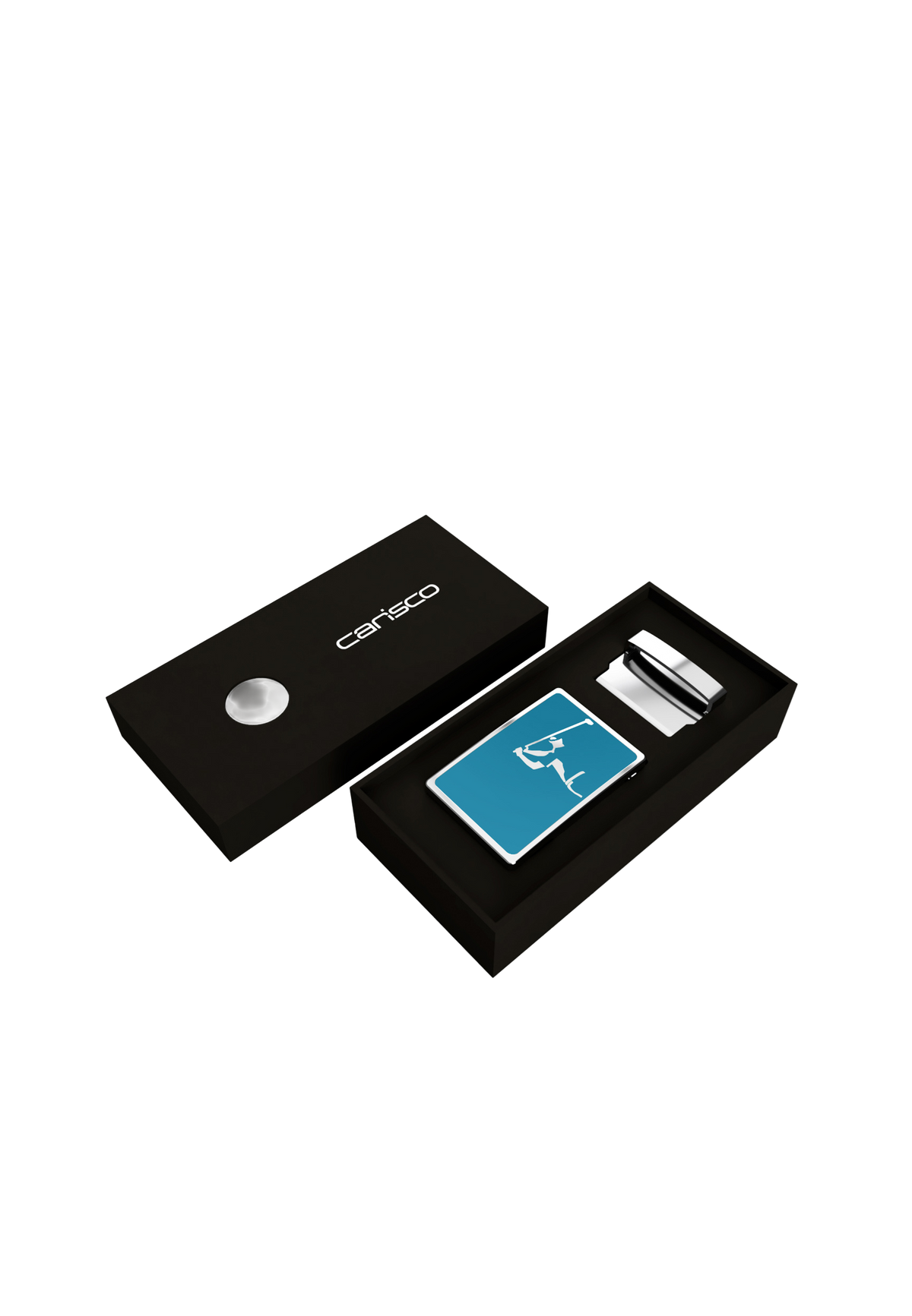 Automatic clasp "Golf" blue