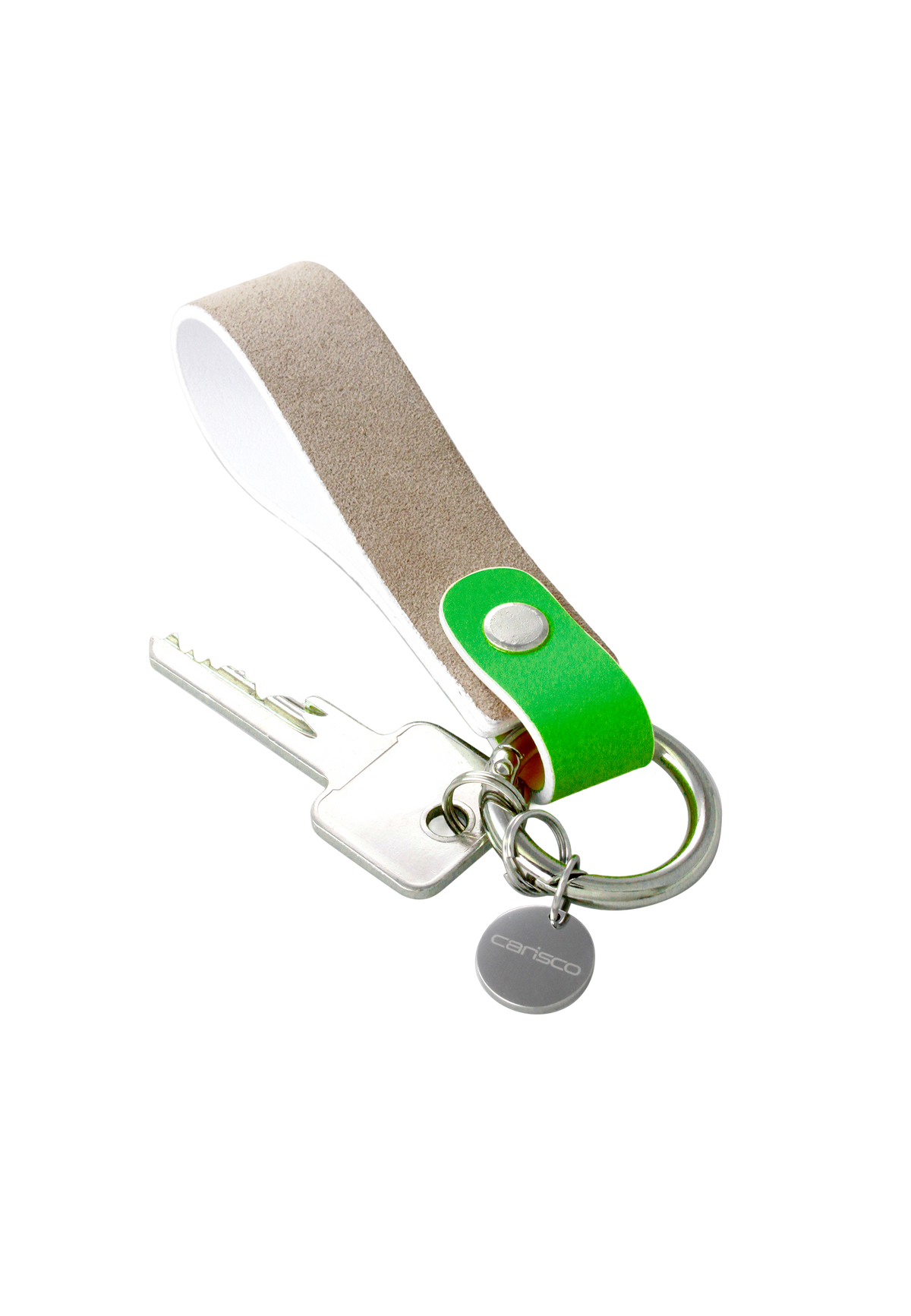 Loop keyring - yellow