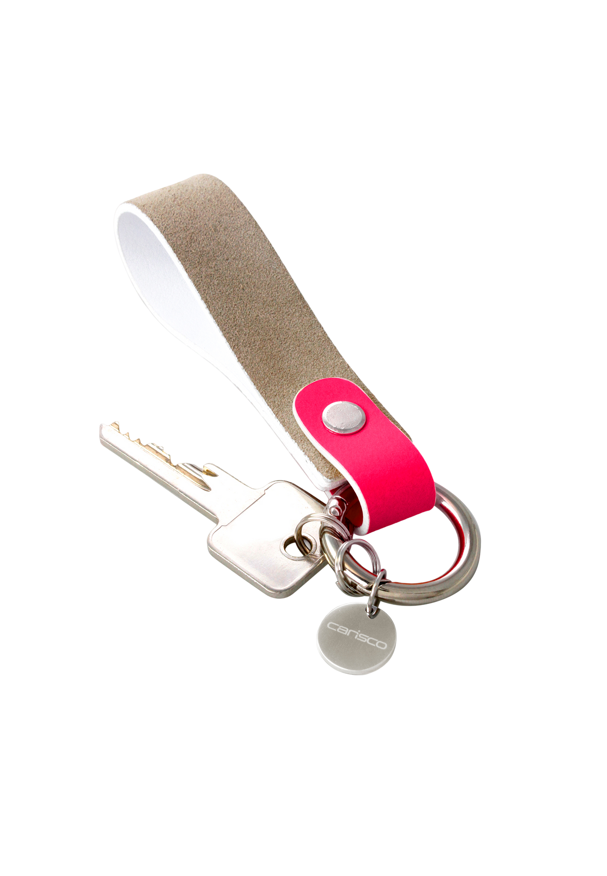 Loop keyring - yellow