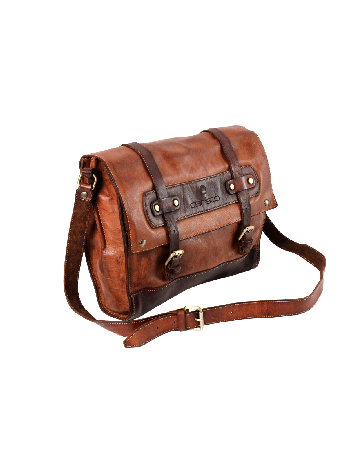 Braune Business Tasche im Vintage-Stil