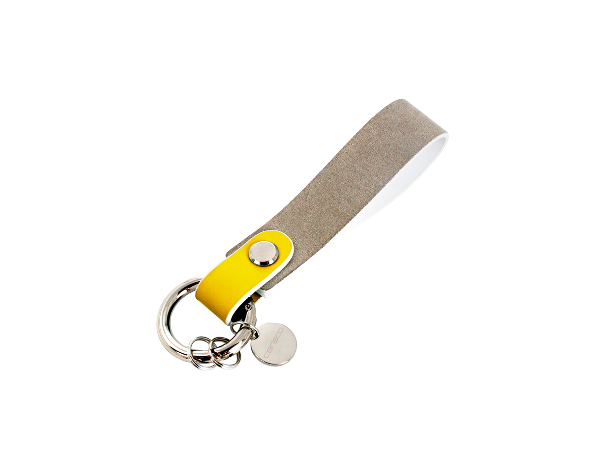 Loop keyring - yellow