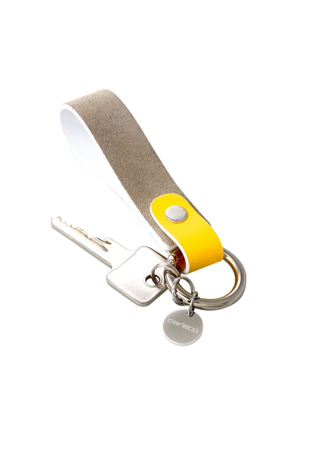Loop keyring - yellow